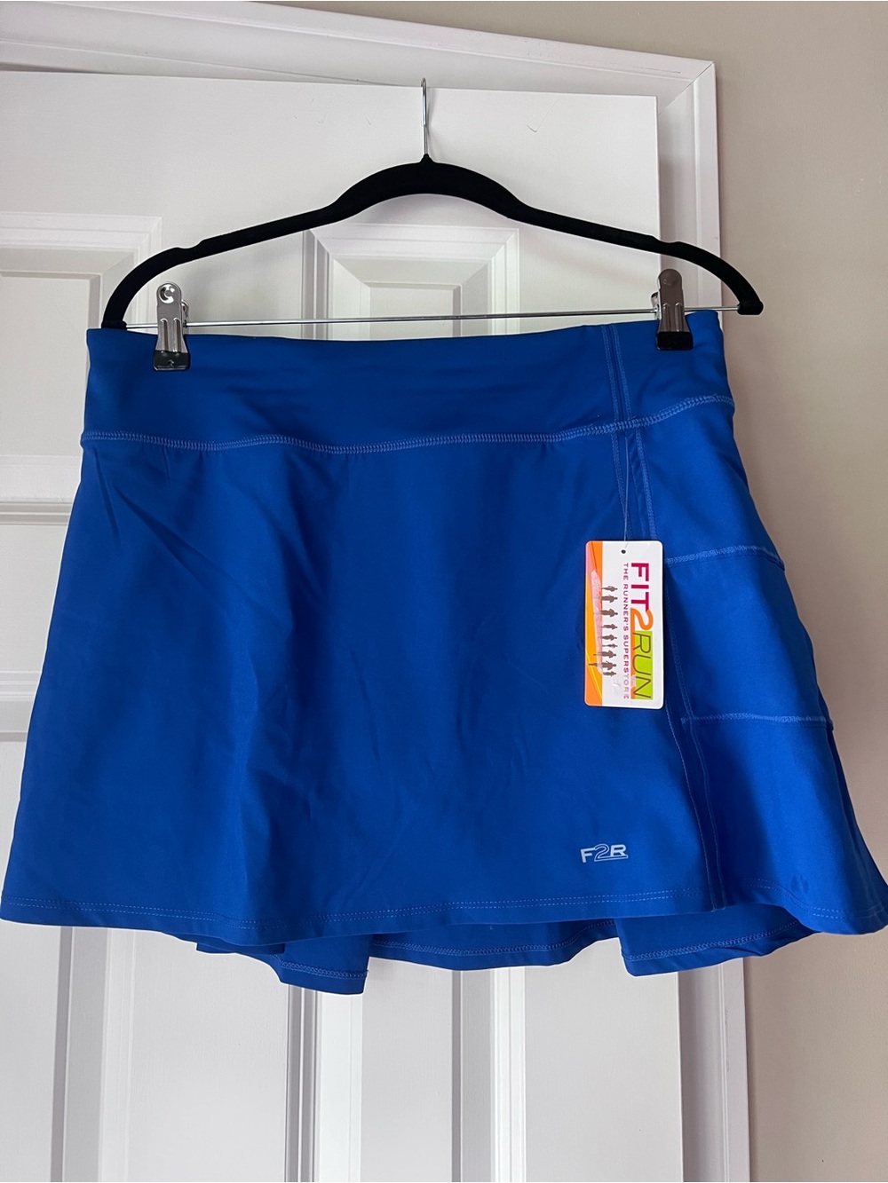 Women's Royal Blue Athletic Skort with Built-In Shorts